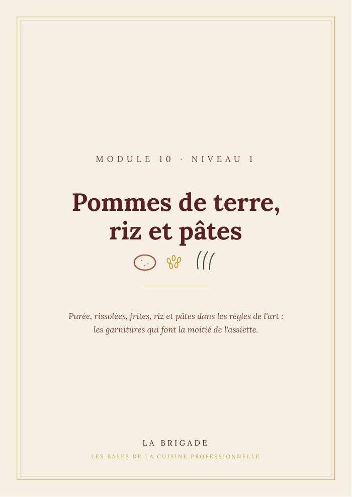 Guide Pommes de terre, riz et pâtes