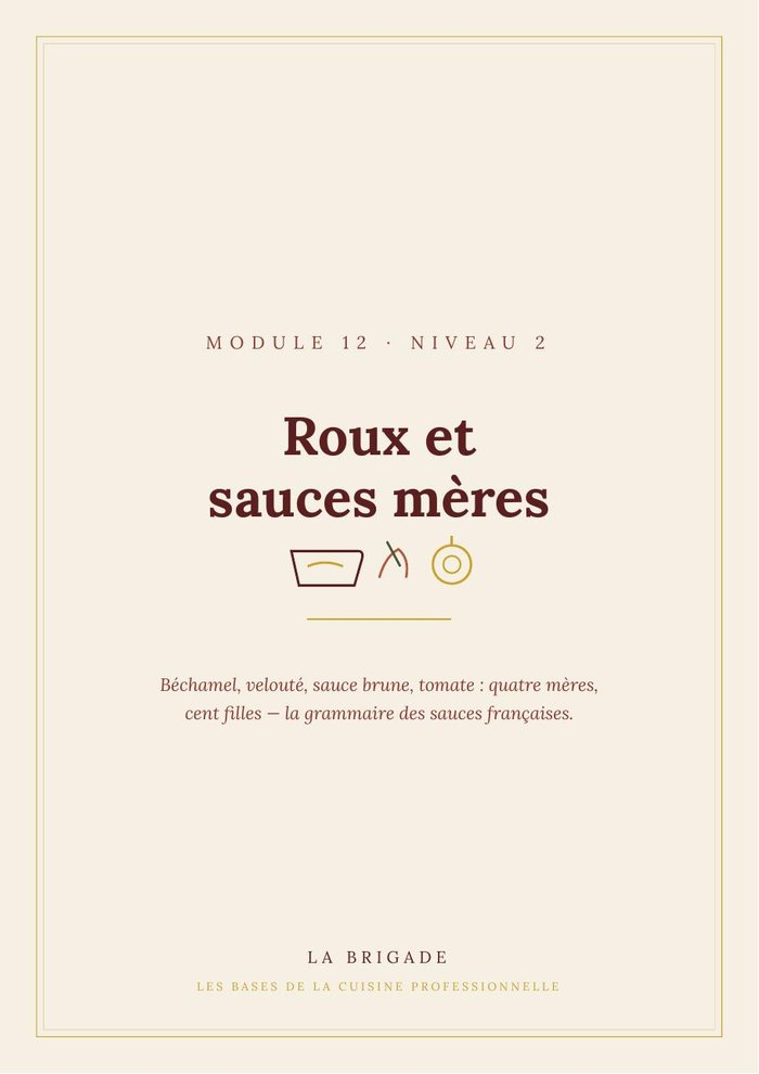 Guide Roux et sauces mères