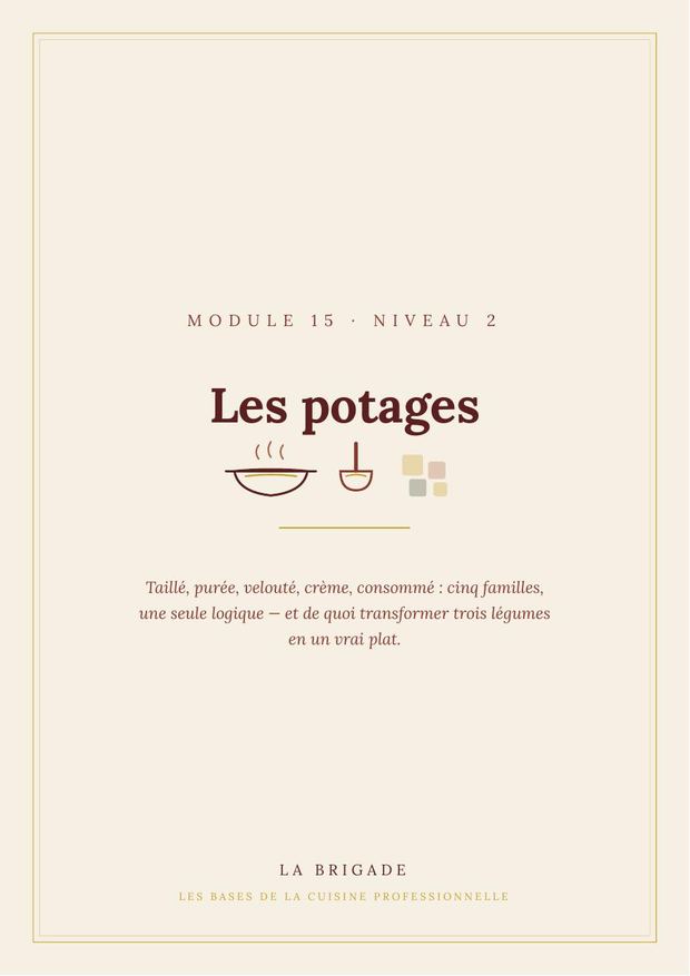 Guide Les potages
