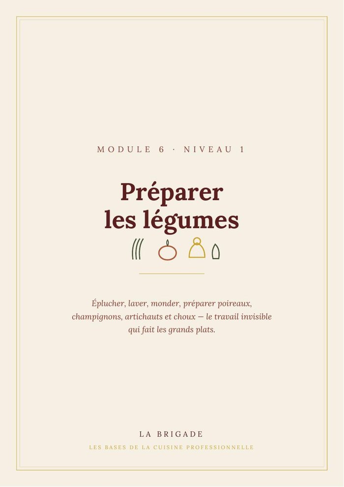 Guide Préparer les légumes