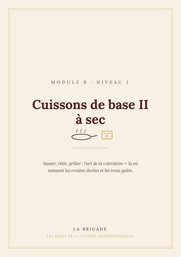 Guide Cuissons à sec