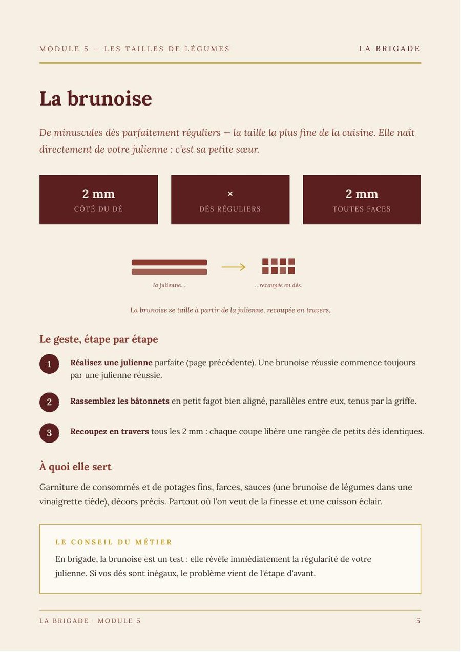 La brunoise