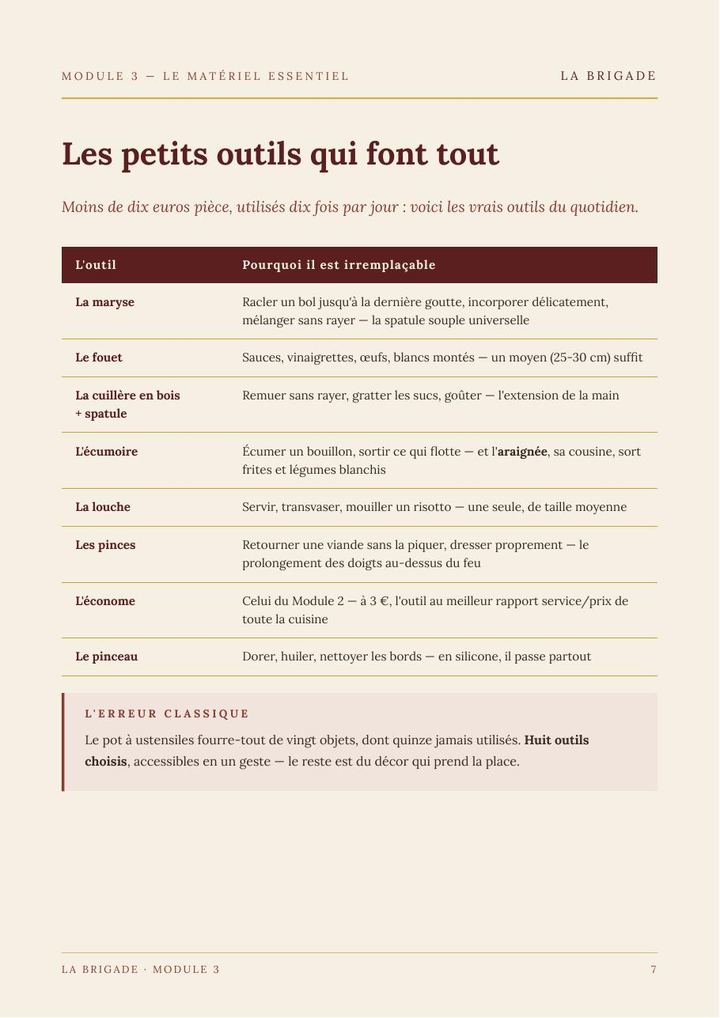 Les petits outils qui font tout
